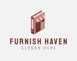 Book Reading Retail logo design