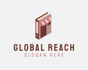 Book Reading Retail logo design