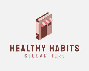 Book Reading Retail logo design