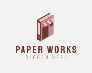 File - Book Reading Retail logo design