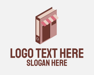 Author - Book Store Shop logo design
