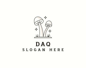 Herbal Organic Mushroom Logo