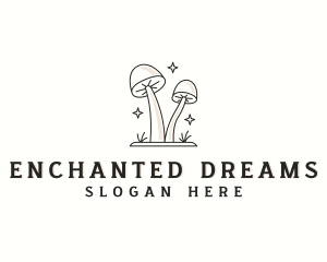 Fairytale - Herbal Organic Mushroom logo design