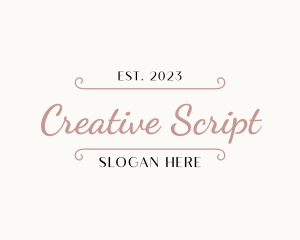 Generic Script Wordmark logo design