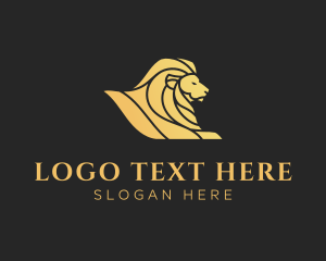 Zoo - Regal Strong Lion logo design