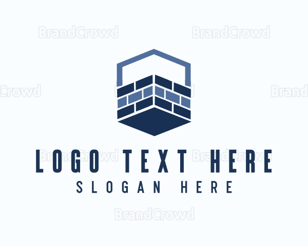 Brick Cube Masonry Logo