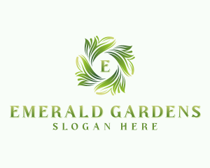 Organic Nature Garden logo design