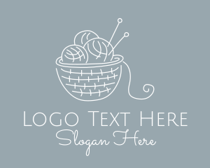 Knitting Needle Yarn Logo