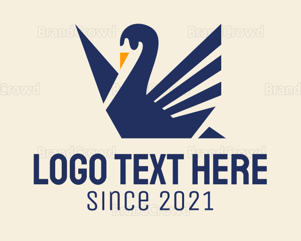 Swan Duck Bird Logo