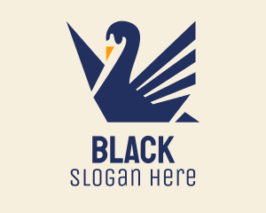 Swan Duck Bird Logo