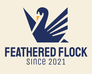 Geese - Swan Duck Bird logo design