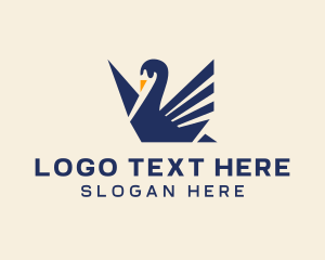 Avian - Swan Duck Bird logo design