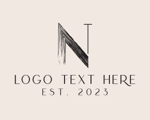 Skincare - Interior Designer Letter N logo design