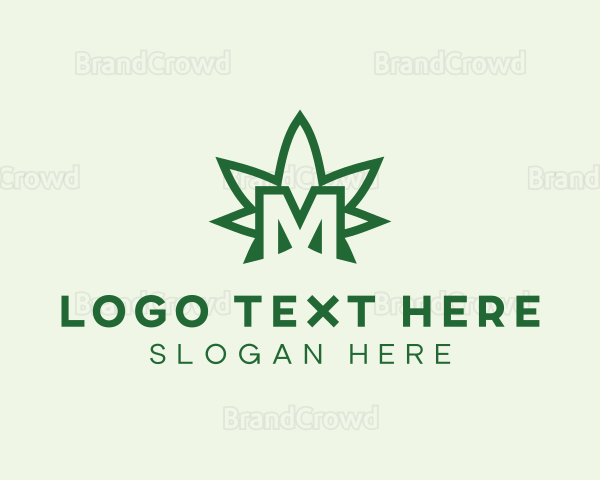Marijuana Letter M Logo