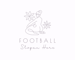 Female - Floral Wellness Woman logo design