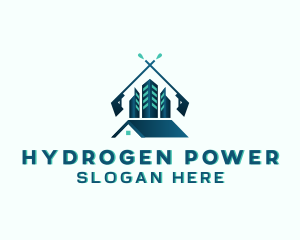 Home Building Power Wash logo design