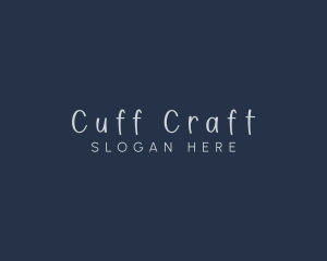 Handwriting Craft Fashion logo design