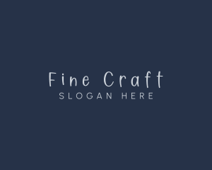 Handwriting Craft Fashion logo design