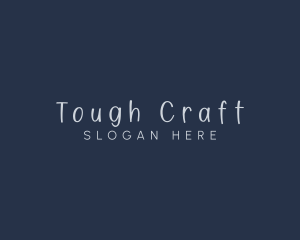 Handwriting Craft Fashion logo design