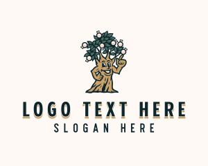 Gardening - Eco Landscaping Tree logo design