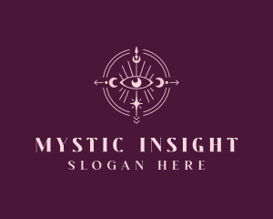 Holistic Eye Moon logo design