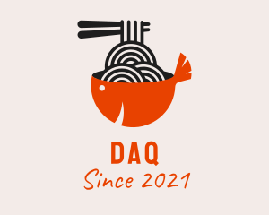 Asian - Fish Bowl Ramen logo design