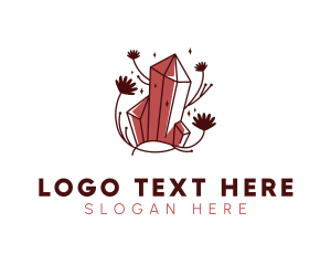 Glam - Luxury Ruby Boutique logo design
