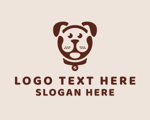 Pitbull - Veterinary Pet Dog logo design