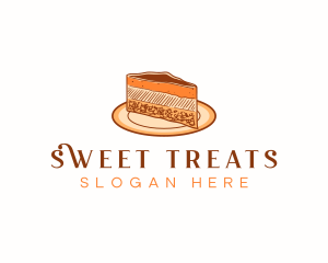 Cheesecake Sweets Dessert logo design