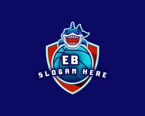 Fish - Basketball Sports Shark logo design