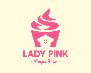 Pink Yogurt House logo design