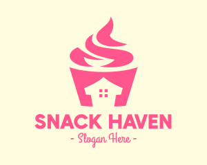 Pink Yogurt House logo design