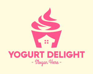 Yogurt - Pink Yogurt House logo design