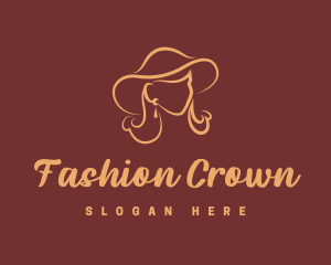 Stylish Fashion Hat logo design