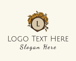 Letter - Rustic Flower Garden logo design