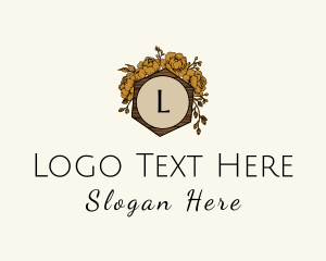 Rustic Flower Garden Logo