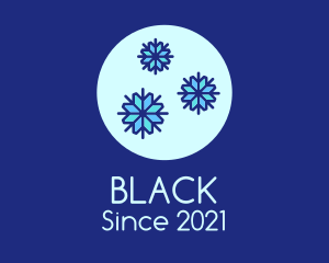 Weather - Ice Winter Snowflakes logo design