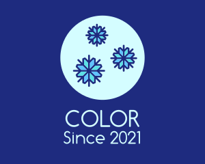Ice - Ice Winter Snowflakes logo design