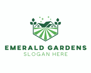 Backyard Lawn Gardening logo design