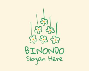 Flower Bouquet Drawing  Logo