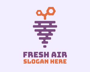 Grape Fruit Hive logo design