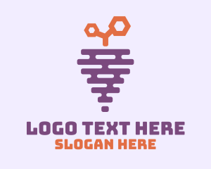 Hive - Grape Fruit Hive logo design