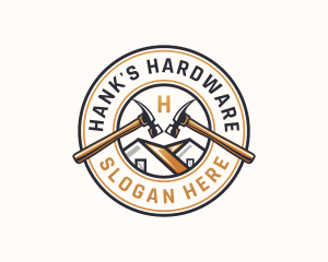 Hammer Carpentry Hardware logo design