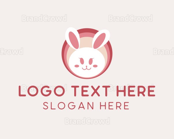 Cute Baby Bunny Logo