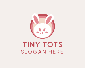 Toddler - Cute Baby Bunny logo design