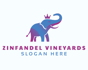 Creative Gradient Elephant logo design