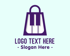 Piano Music Store Logo