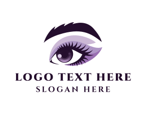 Eyeliner - Woman Eye Beauty logo design