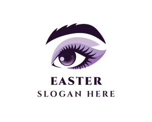 Eyelashes - Woman Eye Beauty logo design