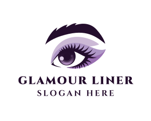 Eyeliner - Woman Eye Beauty logo design